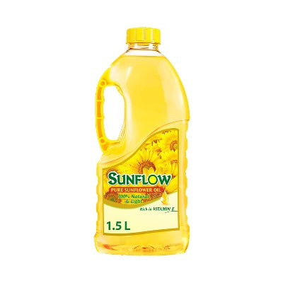 sunflower oil 1.5 ltr  زيت دوار الشمس 1.5 لتر