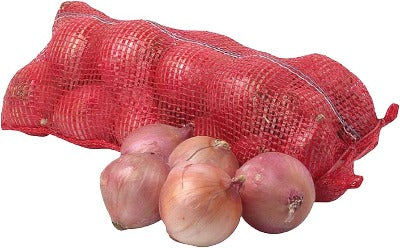 Onion red medium bag A medium-sized bag of red onions