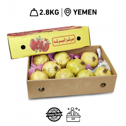 Pomegranate yemen small ctn Small Yemeni pomegranate in carton